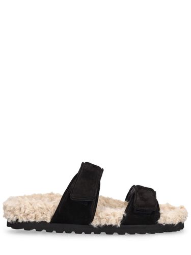 Flache Shearling- Und Wildlederschuhe „alvine Ugh“ - GIA BORGHINI - Modalova