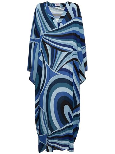 Iride Printed Georgette Kaftan - PUCCI - Modalova