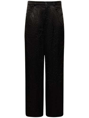 Pantaloni Baggy Fit In Misto Viscosa - BALENCIAGA - Modalova