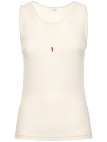 Wool Tank Top - SAINT LAURENT - Modalova