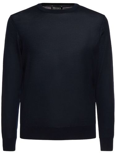 High Performance Wool Crewneck Sweater - ZEGNA - Modalova