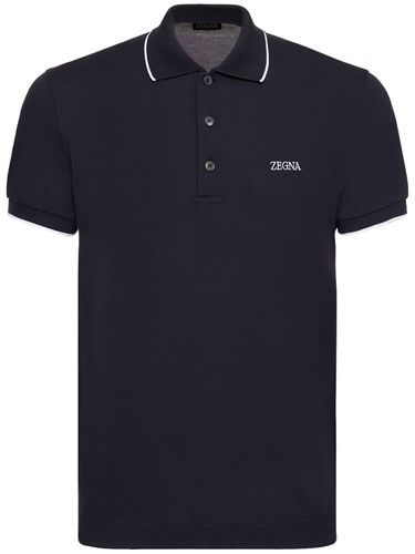 Camiseta Polo Manga Corta - ZEGNA - Modalova