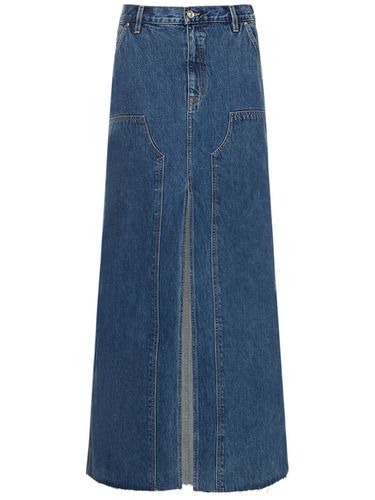 Falda Maxi De Denim De Algodón - SLVRLAKE - Modalova