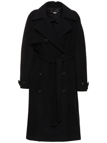 Abrigo Trench Oversize De Lona De Algodón - STELLA MCCARTNEY - Modalova