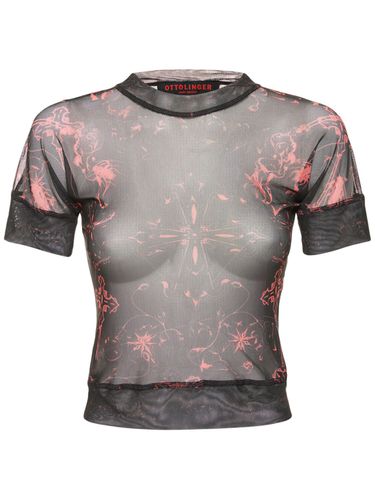 Camiseta De Malla Estampada - OTTOLINGER - Modalova