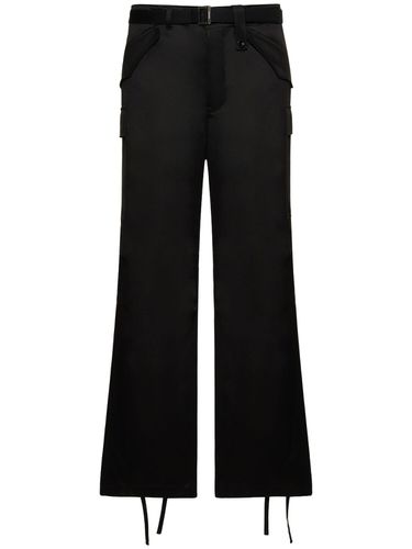 Cotton Chino Cargo Pants - SACAI - Modalova