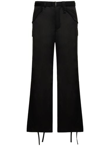 Pantaloni Cargo Chino In Cotone - SACAI - Modalova