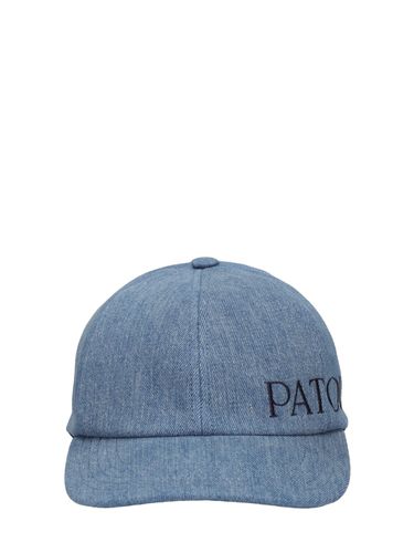 Cappello Baseball In Denim Con Logo - PATOU - Modalova