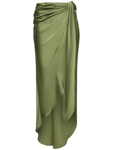 Elisabetta Draped Midi Skirt - SIMKHAI - Modalova