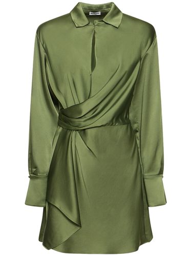 Talit Draped Satin Mini Dress - SIMKHAI - Modalova