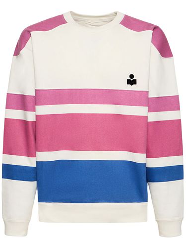 Color Block Cotton Crewneck Sweatshirt - MARANT - Modalova