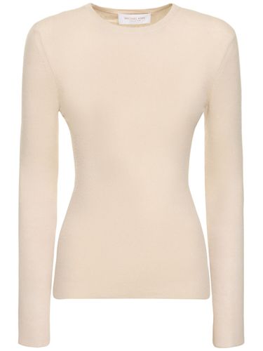 Rib Knit Cashmere Top - MICHAEL KORS COLLECTION - Modalova