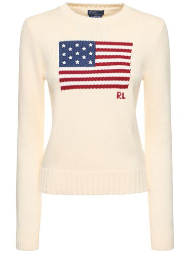 Maglia Flag In Cotone - POLO RALPH LAUREN - Modalova