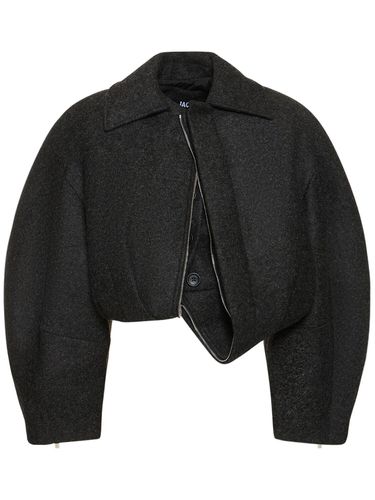 Giacca Cropped Le Manteau Feltro - JACQUEMUS - Modalova