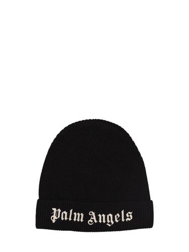 Gorro Beanie De Punto De Lana - PALM ANGELS - Modalova