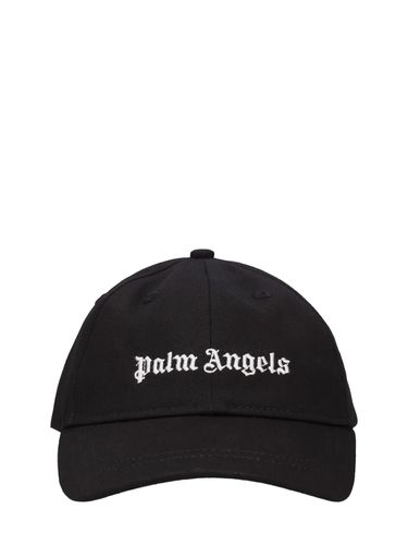 Gorra De Baseball De Gabardina De Algodón - PALM ANGELS - Modalova