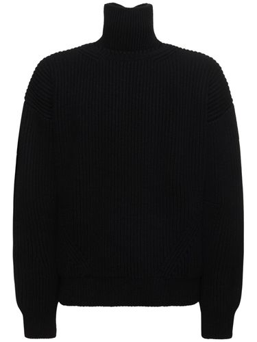 Geirnart Oversized Wool Knit Sweater - ANN DEMEULEMEESTER - Modalova