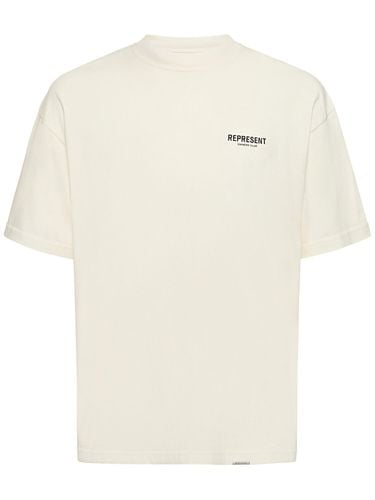 Camiseta De Algodón Con Logo - REPRESENT - Modalova