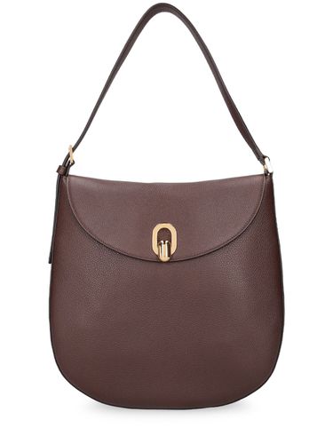 Borsa Hobo Grande Tondo In Pelle - SAVETTE - Modalova