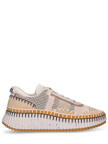 Nama Mesh Low Top Sneakers - CHLOÉ - Modalova