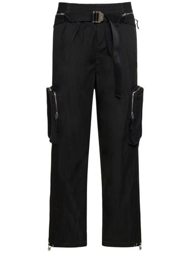 Organic Cotton Cargo Pants W/belt Bag - DION LEE - Modalova