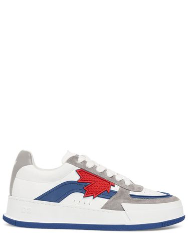 Logo Leather Sneakers - DSQUARED2 - Modalova