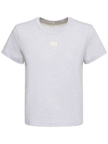 Camiseta De Algodón Jersey - ALEXANDER WANG - Modalova