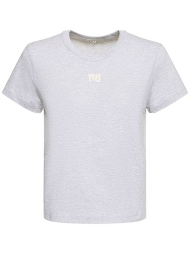 Essential Shrunk Cotton Jersey T-shirt - ALEXANDER WANG - Modalova