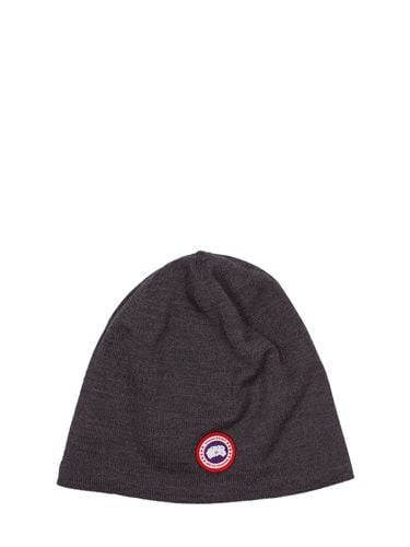 Cappello Beanie Standard In Misto Lana - CANADA GOOSE - Modalova