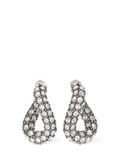 Funky Ring Crystal Hoop Earrings - ISABEL MARANT - Modalova