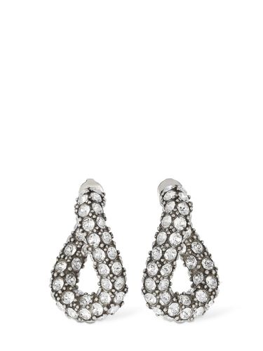 Pendientes De Aro Con Cristales - ISABEL MARANT - Modalova