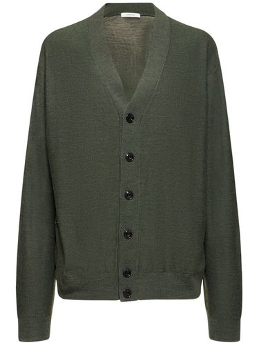 Relaxed Twisted Wool Blend Cardigan - LEMAIRE - Modalova