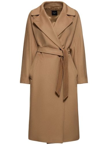 Resina Belted Wool Midi Coat - WEEKEND MAX MARA - Modalova