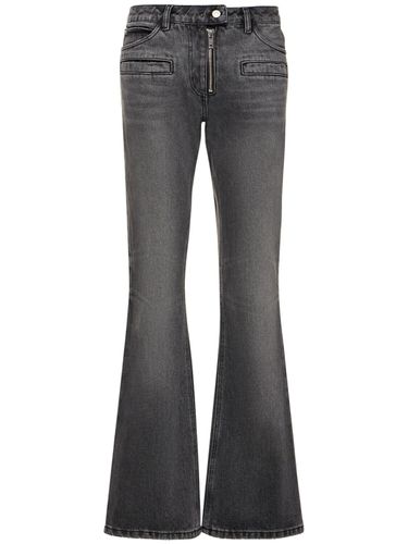 Jeans Bootcut De Denim Con Cremallera - COURREGES - Modalova