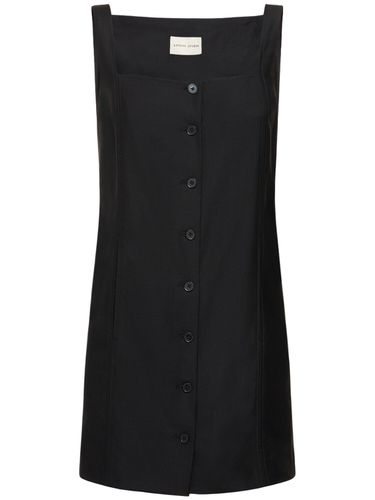 Idon Wool Button Down Mini Dress - LOULOU STUDIO - Modalova