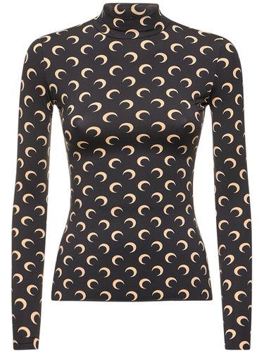 Moon Print Second Skin Top - MARINE SERRE - Modalova