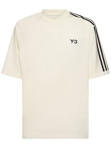 Camiseta De Algodón Con Logo - Y-3 - Modalova