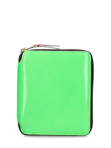 Cartera Super Fluo De Piel - COMME DES GARÇONS WALLET - Modalova