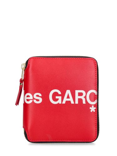 Cartera De Piel Con Logo - COMME DES GARÇONS WALLET - Modalova