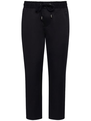 Pantalones Jogging De Algodón Stretch - DOLCE & GABBANA - Modalova