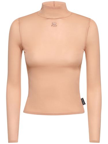 Top De Jersey Con Cuello Alto - COURREGES - Modalova