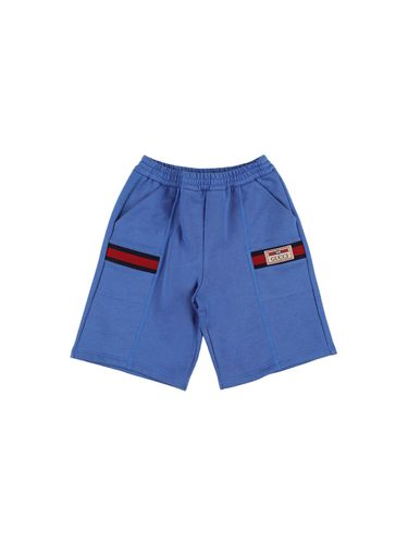 Trainingsshorts Aus Baumwollmischjersey - GUCCI - Modalova