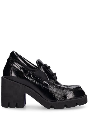 Mm Paulina Leather Lace-up Shoes - BURBERRY - Modalova