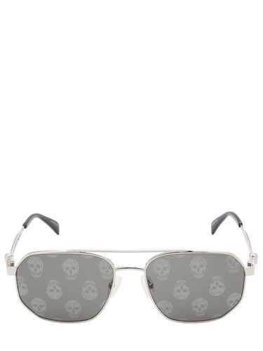 Am0458s Metal Sunglasses - ALEXANDER MCQUEEN - Modalova