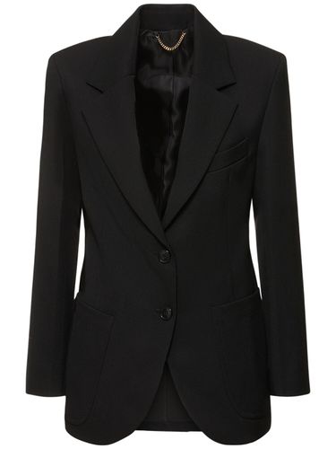 Blazer De Lana Con Bolsillo De Parche - VICTORIA BECKHAM - Modalova