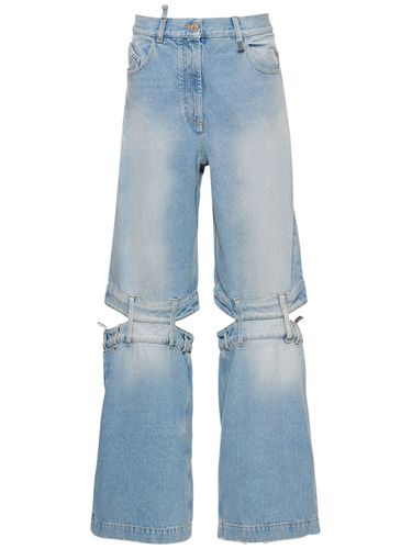 Jeans Aus Denim Mit Ausschnitten - THE ATTICO - Modalova