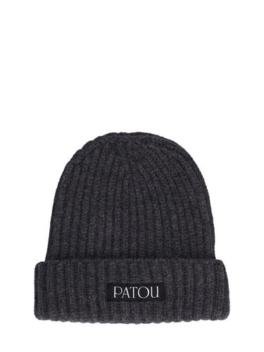 Ribbed Wool & Cashmere Beanie - PATOU - Modalova