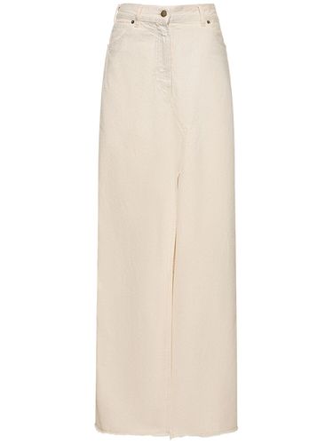 Emma Cotton Denim Midi Skirt - DARKPARK - Modalova