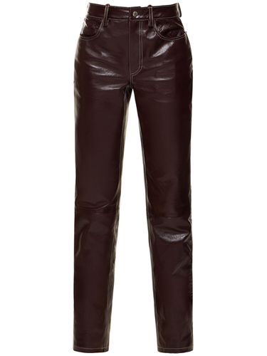 Leather Straight Pants - MARINE SERRE - Modalova