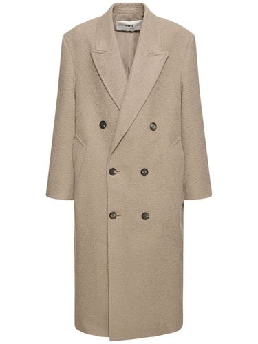 Oversize Double Breast Coat - AMI PARIS - Modalova